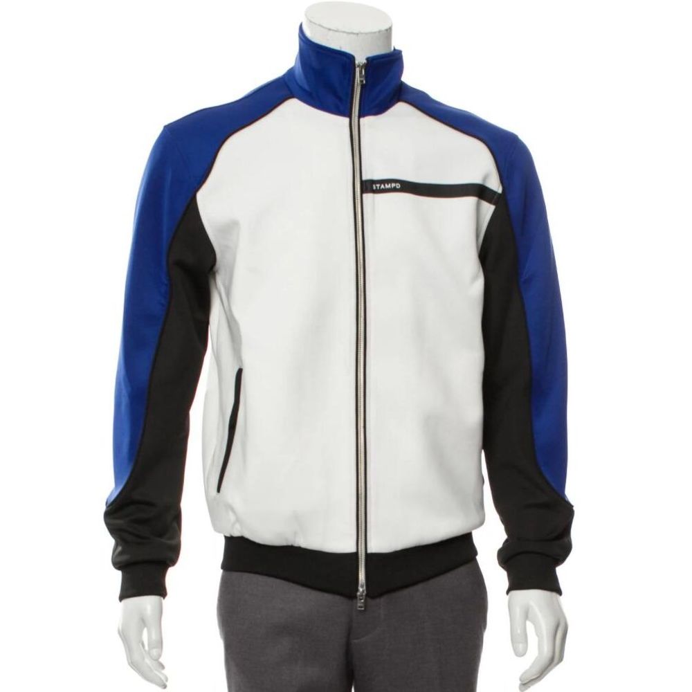 STAMPD Black/Blue Zip-Up Jacket w/ Tags